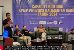 Kuatkan soliditas dan kerja sama tim, BPMP Provinsi Kalimantan Barat selenggarakan capacity building